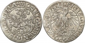 Sigismund II August
POLSKA/ POLAND/ POLEN/ LITHUANIA/ LITAUEN

Zygmunt II August. PółGrosz ( 1/2 Groschen) 1548, Vilnius 

Końcówki legend LI / L...