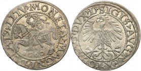 Sigismund II August
POLSKA/ POLAND/ POLEN/ LITHUANIA/ LITAUEN

Zygmunt II August. PółGrosz ( 1/2 Groschen) 1560, Vilnius 

Końcówki napisów L / L...