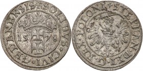 Stephan Batory 
POLSKA/ POLAND/ POLEN/ LITHUANIA/ LITAUEN

Stefan Batory. Szelag (Schilling), 1578, Gdansk (Danzig) 



Details: 1,05 g Ag 
Co...