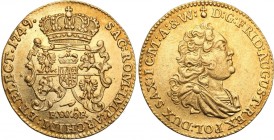 Augustus III the Sas 
POLSKA/ POLAND/ POLEN/ LITHUANIA/ LITAUEN

August III Sas. Ducat (Dukaten) 1749, Dresden 



Details: 3,45 g Au 
Conditi...