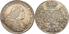 Augustus III the Sas 
POLSKA/ POLAND/ POLEN/ LITHUANIA/ LITAUEN

August III Sas. 1/6 Talar (Thaler) 1763 EDC, Dresden 



Details: 5,50 g Ag 
...