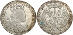 Augustus III the Sas 
POLSKA/ POLAND/ POLEN/ LITHUANIA/ LITAUEN

August III Sas Ort 18 groszy (Groschen) - Groschen 1754, Lipsk (Leipzig) 

Odmia...