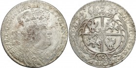 Augustus III the Sas 
POLSKA/ POLAND/ POLEN/ LITHUANIA/ LITAUEN

August III Sas Ort 18 groszy (Groschen) - Groschen 1754, Lipsk (Leipzig) 

Szero...
