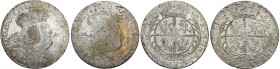Augustus III the Sas 
POLSKA/ POLAND/ POLEN/ LITHUANIA/ LITAUEN

August III Sas Ort 18 groszy (Groschen) - Groschen 1754, Lipsk (Leipzig), set 2 pi...