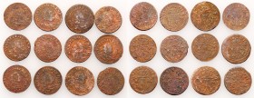 Augustus III the Sas 
POLSKA/ POLAND/ POLEN/ LITHUANIA/ LITAUEN

August III Sas. Grosz (Groschen) 1754-1755, set 12 coins 

Monety ze śladami dłu...