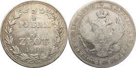 Poland XIX century / Russia 
POLSKA / POLAND / POLEN / RUSSIA / RUSSLAND / РОССИЯ

Polska XIX w./Rosja. Nicholas I. 3/4 Rubel (Rouble) = 5 zlotych ...