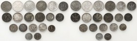 Poland II Republic
POLSKA / POLAND / POLEN / POLOGNE / POLSKO

Polish Kingdom. 1 do 20 fenig 1917-1918, set 19 coins 

Ładnie zachowane monety o ...