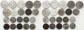 Poland II Republic
POLSKA / POLAND / POLEN / POLOGNE / POLSKO

Poland - OST. 1, 2, 3, kopiejki 1916, set 20 coins 

Trzy monety (2 x kopiejka i 2...