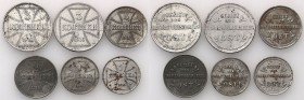 Poland II Republic
POLSKA / POLAND / POLEN / POLOGNE / POLSKO

Poland - OST. 1, 2, 3, kopiejki 1916, set 6 coins 

Większość monet około stanu 2-...