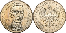Poland II Republic
POLSKA / POLAND / POLEN / POLOGNE / POLSKO

II RP. 10 zlotych 1933 Traugutt - exellence 

Blask menniczy. Moneta ze świeżego s...