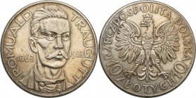 Poland II Republic
POLSKA / POLAND / POLEN / POLOGNE / POLSKO

II RP. 10 zlotych 1933 Traugutt 

Resztki połysku. Rysy w polu.

Details: 21,86 ...