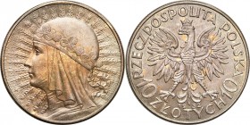 Poland II Republic
POLSKA / POLAND / POLEN / POLOGNE / POLSKO

II RP. 10 zlotych 1932 Women Head - EXCELLENT 



Details: 21,99 g Ag 
Conditio...