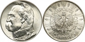 Poland II Republic
POLSKA / POLAND / POLEN / POLOGNE / POLSKO

II RP. 5 zlotych 1938 Pilsudski 

Pięknie lustro mennicze. Kilka mikrorysek za gło...