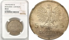 Poland II Republic
POLSKA / POLAND / POLEN / POLOGNE / POLSKO

II RP. 5 zlotych 1930 Sztandar NGC MS62 - exellence 

Pięknie zachowana moneta ze ...