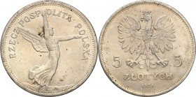 Poland II Republic
POLSKA / POLAND / POLEN / POLOGNE / POLSKO

II RP. 5 zlotych 1928 Nike the mint mark - exellence 

Wspaniałe zachowana moneta....