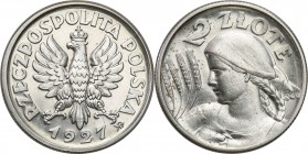 Probe coins of the Second Polish Republic
POLSKA / POLAND / POLEN / II RP / PROBA / PATTERN

II RP. PROBE / PATTERN Silver 2 zlote 1927 Kobieta i k...