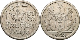 Danzig 
POLSKA / POLAND / POLEN / DANZIG / WOLNE MIASTO GDANSK

Wolne Miasto Gdansk / Danzig 1 Gulden 1923 Koga 



Details: 4,95 g Ag 
Condit...