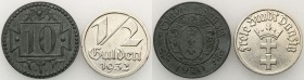 Danzig 
POLSKA / POLAND / POLEN / DANZIG / WOLNE MIASTO GDANSK

Wolne Miasto Gdansk / Danzig 10 fenig 1920, 1/2 guldena 1932, set 2 coins 

- 10 ...