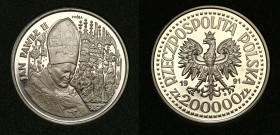 Probe coins Polish People Republic (PRL) and Poland
POLSKA / POLAND / POLEN / PATTERN / PROBE / PROBA

III RP. PROBE / PATTERN Nickel 200.000 zloty...
