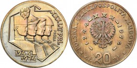 Probe coins Polish People Republic (PRL) and Poland
POLSKA / POLAND / POLEN / PATTERN / PROBE / PROBA

PRL. PROBE / PATTERN copper-nickel 20 zlotyc...