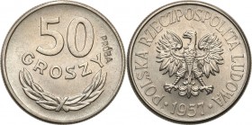 Collection - Nickel Probe Coins
POLSKA / POLAND / POLEN / PATTERN

PRL. PROBE / PATTERN Nickel 50 Grosz (Groschen) 1957 

Piękny, wyselekcjonowan...