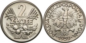 Collection - Nickel Probe Coins
POLSKA / POLAND / POLEN / PATTERN

PRL. PROBE / PATTERN Nickel 2 zlote 1959 Jagody RARE 

Jedna z najbardziej pos...