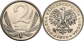 Collection - Nickel Probe Coins
POLSKA / POLAND / POLEN / PATTERN

PRL. PROBE / PATTERN Nickel 2 zlote 1979 

Piękny, menniczy egzemplarz.Fischer...