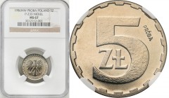 Collection - Nickel Probe Coins
POLSKA / POLAND / POLEN / PATTERN

PRL. PROBE / PATTERN Nickel 5 zlotych 1986 NGC MS67 

Piękny, menniczy egzempl...