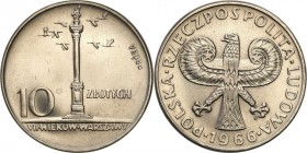 Collection - Nickel Probe Coins
POLSKA / POLAND / POLEN / PATTERN

PRL. PROBE / PATTERN Nickel 10 zlotych 1966 kolumna Zygmunta 

Piękny, wyselek...