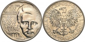 Collection - Nickel Probe Coins
POLSKA / POLAND / POLEN / PATTERN

PRL. PROBE / PATTERN Nickel 10 zlotych 1967 Skodowska-Curie 

Piękny, wyselekc...