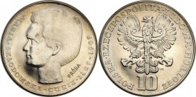 Collection - Nickel Probe Coins
POLSKA / POLAND / POLEN / PATTERN

PRL. PROBE / PATTERN Nickel 10 zlotych 1967 Skodowska-Curie 

Piękny, wyselekc...