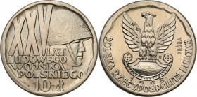 Collection - Nickel Probe Coins
POLSKA / POLAND / POLEN / PATTERN

PRL. PROBE / PATTERN Nickel 10 zlotych 1968 Wojsko Ludowe 

Piękny, wyselekcjo...