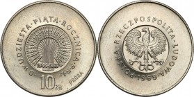 Collection - Nickel Probe Coins
POLSKA / POLAND / POLEN / PATTERN

PRL. PROBE / PATTERN Nickel 10 zlotych 1969 – 25 lat PRL 

Piękny, wyselekcjon...