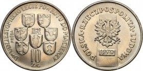 Collection - Nickel Probe Coins
POLSKA / POLAND / POLEN / PATTERN

PRL. PROBE / PATTERN Nickel 10 zlotych 1970 – 20-lecie powrotu do macierzy 

P...