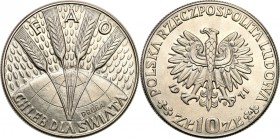 Collection - Nickel Probe Coins
POLSKA / POLAND / POLEN / PATTERN

PRL. PROBE / PATTERN Nickel 10 zlotych 1971 – FAO chleb 

Piękny, wyselekcjono...