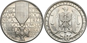 Collection - Nickel Probe Coins
POLSKA / POLAND / POLEN / PATTERN

PRL. PROBE / PATTERN Nickel 10 zlotych 1971 – Powstanie Śląskie 

Piękny, wyse...