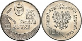 Collection - Nickel Probe Coins
POLSKA / POLAND / POLEN / PATTERN

PRL. PROBE / PATTERN Nickel 10 zlotych 1972 – 50 lat Portu w Gdyni 

Piękny, w...