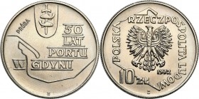 Collection - Nickel Probe Coins
POLSKA / POLAND / POLEN / PATTERN

PRL. PROBE / PATTERN Nickel 10 zlotych 1972 – 50 lat Portu w Gdyni 

Piękny, w...