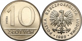 Collection - Nickel Probe Coins
POLSKA / POLAND / POLEN / PATTERN

PRL. PROBE / PATTERN Nickel 10 zlotych 1989 nominał 

Piękny, wyselekcjonowany...