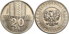 Collection - Nickel Probe Coins
POLSKA / POLAND / POLEN / PATTERN

PRL. PROBE / PATTERN Nickel 20 zlotych 1973 - wieżowiec 

Piękny, wyselekcjono...