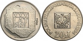 Collection - Nickel Probe Coins
POLSKA / POLAND / POLEN / PATTERN

PRL. PROBE / PATTERN Nickel 20 zlotych 1974 XXX lat PRL Mapa 

Piękny egzempla...
