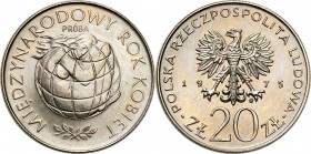 Collection - Nickel Probe Coins
POLSKA / POLAND / POLEN / PATTERN

PRL. PROBE / PATTERN Nickel 20 zlotych 1975 – Międzynarodowy Rok Kobiet 

Pięk...