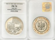 Polish collector coins after 1990
POLSKA / POLAND / POLEN / POLOGNE / POLSKO

III RP. 20 zlotych 1997 Zamek w Pieskowej Skale PCG PR70 

Menniczy...