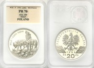 Polish collector coins after 1990
POLSKA / POLAND / POLEN / POLOGNE / POLSKO

III RP. 20 zlotych 1999 Wilk PCG PR70 



Details: 
Condition: P...
