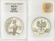 Polish collector coins after 1990
POLSKA / POLAND / POLEN / POLOGNE / POLSKO

III RP. 20 zlotych 2000 Dudek PCG PR70 

Menniczy egzemplarz w slab...