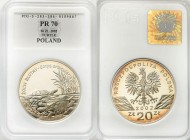 Polish collector coins after 1990
POLSKA / POLAND / POLEN / POLOGNE / POLSKO

III RP. 20 zlotych 2002 Żółw Błotny PCG PR70 

Menniczy egzemplarz ...