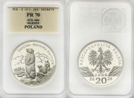 Polish collector coins after 1990
POLSKA / POLAND / POLEN / POLOGNE / POLSKO

III RP. 20 zlotych 2006 Świstak PCG PR70 

Menniczy egzemplarz w sl...