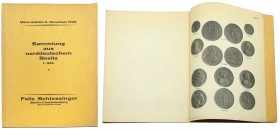 Numismatic literature
POLSKA / POLAND / POLEN / POLOGNE / POLSKO

Auction catalog Felix Schlessinger „Sammlung aus norddeutschem Besitz. I.Abt.” 11...