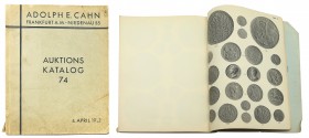 Numismatic literature
POLSKA / POLAND / POLEN / POLOGNE / POLSKO

Auction catalog Adolph E. Cahn „Auktion Katalog 74” 4. April 1932 Frankfurt 

S...
