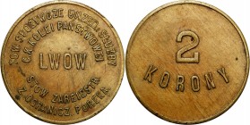 Coins cooperative military
POLSKA / POLAND / POLEN / POLOGNE / POLSKO / MILITARY COOPERATIVE / MILITARY COINS

Lviv. 2 koron (Kronen)y - Towarzystw...